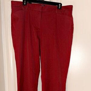41 Hawthorn Red Boot Cut Pants - Sz 14 - New with Tags